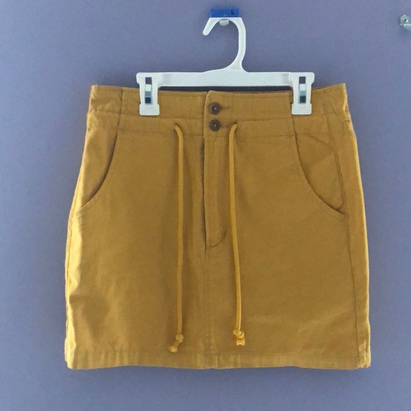Forever 21 Dresses & Skirts - Sunshine yellow drawstring skirt.